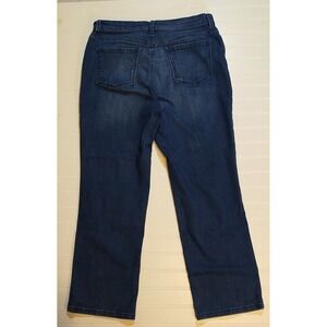 Gloria Vanderbilt Amanda Jeans Womens 16 Short Dark Wash High Rise Tapered Blue